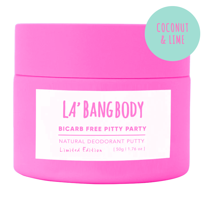 Limited edition Bi-Carb Free - Coconut & Lime - Pitty Party Natural Deodorant